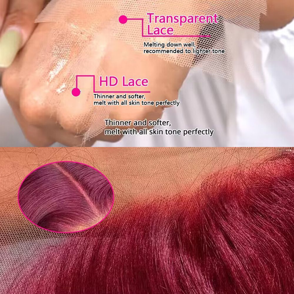 Hd Lace Frontal Wig Human Hair Pre Plucked - HD-Lace-Front-Echthaarperücken, glatt, 13x4, 13x6, transparente Lace-Front-Echthaarperücken,