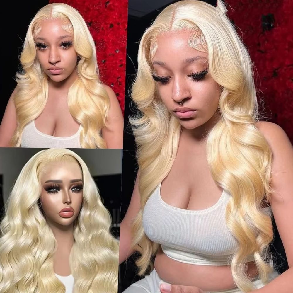46 Zoll # 613 Blonde, gewellte – 613 Blonde Body Wave Lace Front Wig Bewertung und Preis